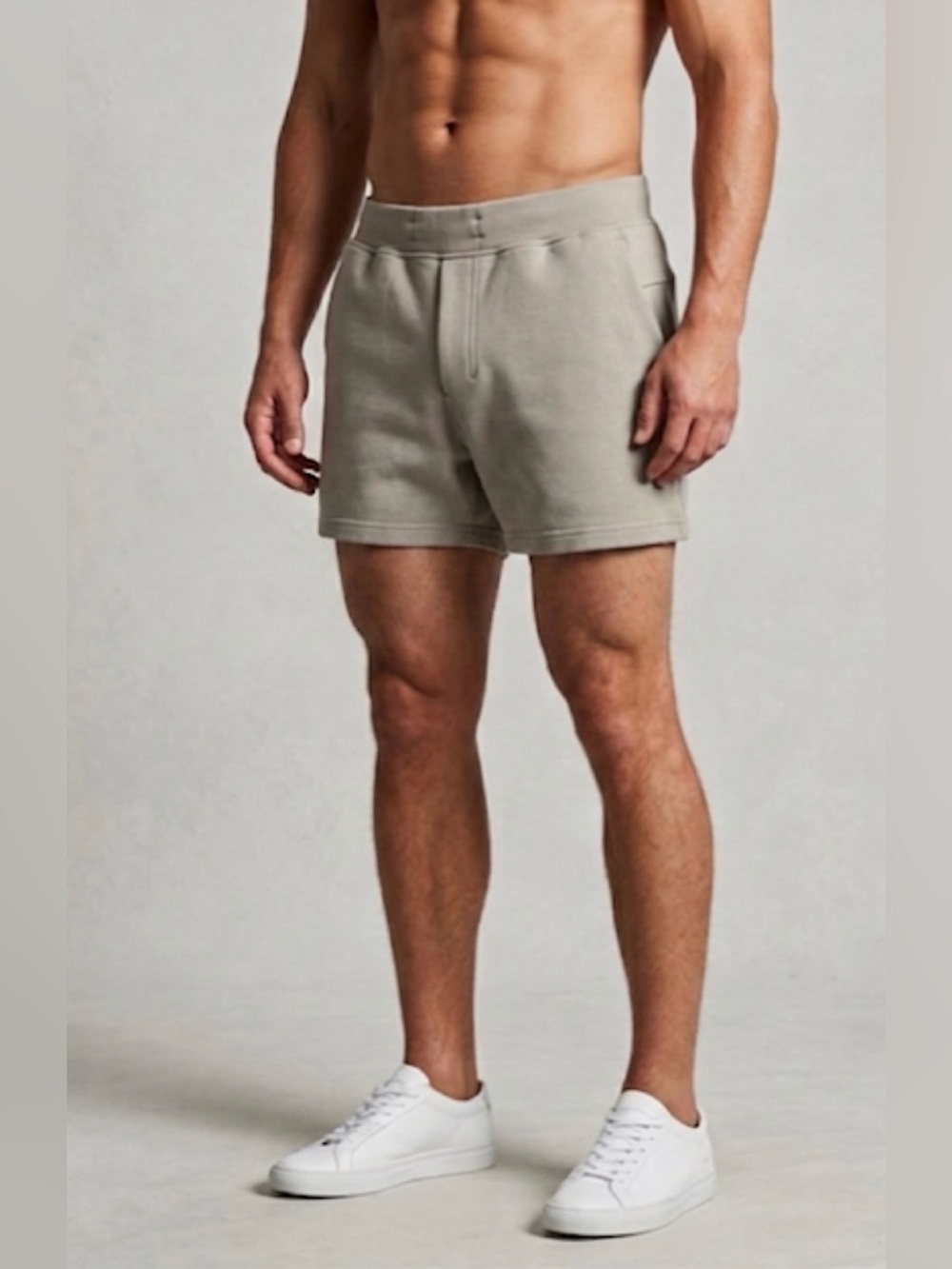 Lululemon Athletica Men's Drawstring Shorts In Light Olive Green